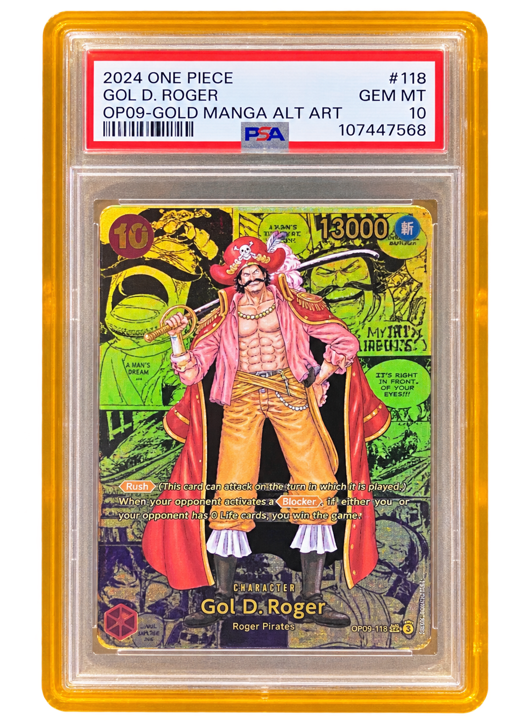 Gold Roger Card